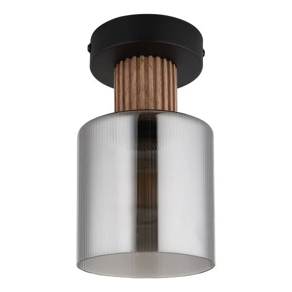 Deckenleuchte Aleidis - Rauchglas / Eisen - Flammenanzahl: 1 - Image 4