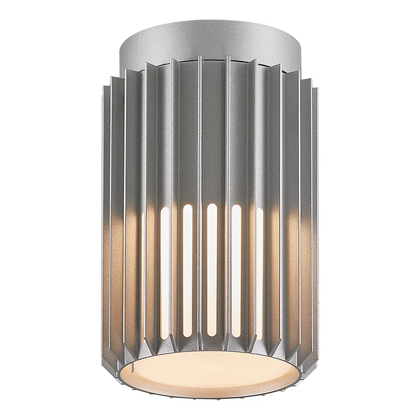 Deckenleuchte Aludra - Aluminium - 1-flammig - Silber - Silber
