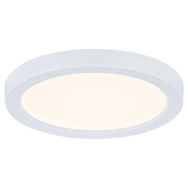 Deckenleuchte Areo Rund - Kunststoff - 1-flammig - Weiß - Durchmesser: 12 cm - Warmweiß