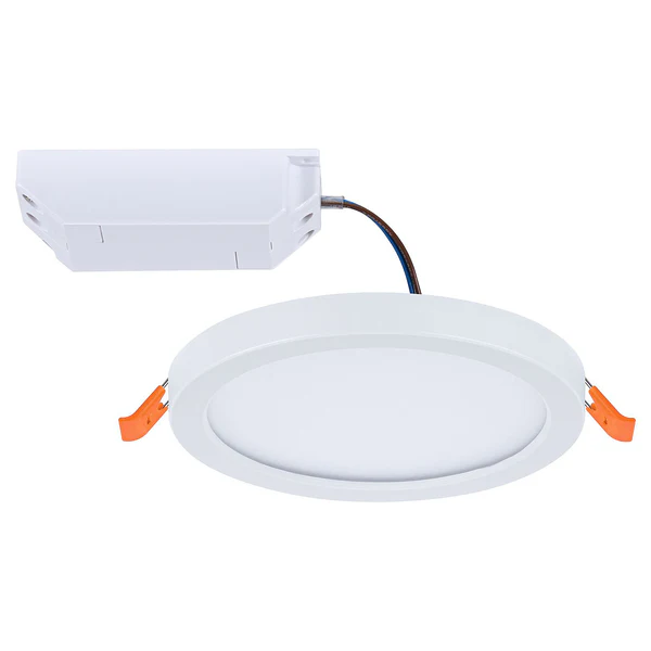 Deckenleuchte Areo Rund - Kunststoff - 1-flammig - Weiß - Durchmesser: 12 cm - Warmweiß - Image 4