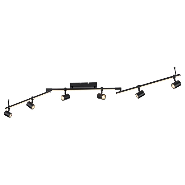 Deckenleuchte Barik - Eisen, Aluminium / Polycarbonat - 7-flammig - Flammenanzahl: 7 - Image 3