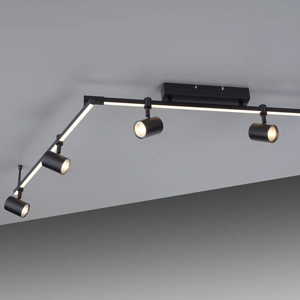 Deckenleuchte Barik - Eisen, Aluminium / Polycarbonat - 7-flammig - Flammenanzahl: 7 - Image 6