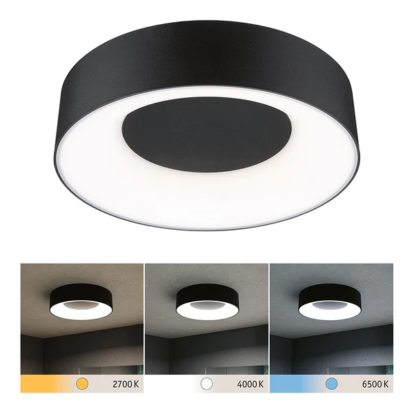Deckenleuchte Casca - Aluminium / Kunststoff - Schwarz - Durchmesser: 30 cm - Image 10