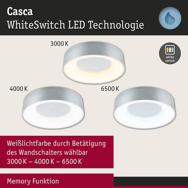 Deckenleuchte Casca - Aluminium / Kunststoff - Schwarz - Durchmesser: 30 cm - Image 14