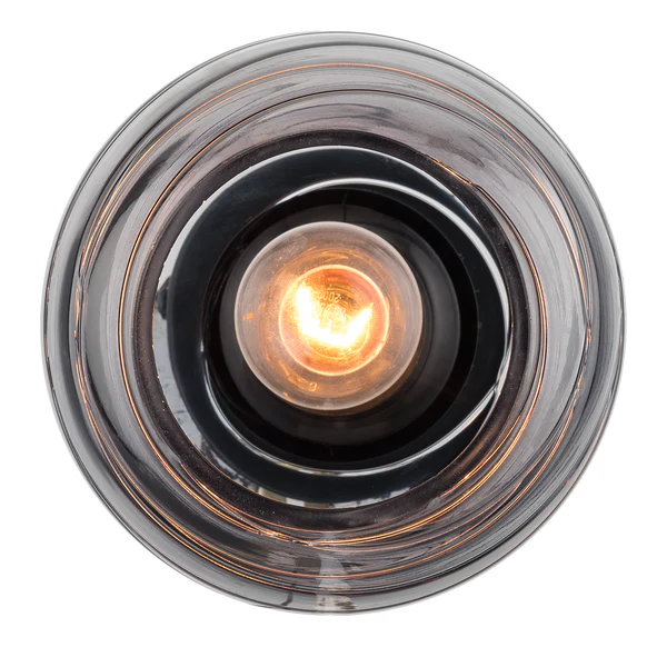 Deckenleuchte Cutler - Eisen / Rauchglas - Flammenanzahl: 1 - Image 3