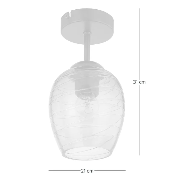 Deckenleuchte Cutler - Eisen / Rauchglas - Flammenanzahl: 1 - Image 7