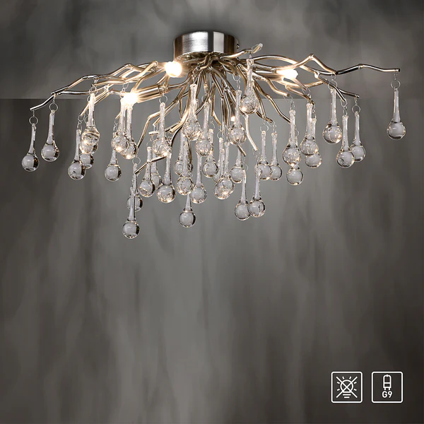 Deckenleuchte Icicle - Aluminium / Stahl - 4-flammig - Image 10