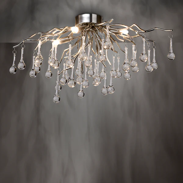 Deckenleuchte Icicle - Aluminium / Stahl - 4-flammig - Image 5