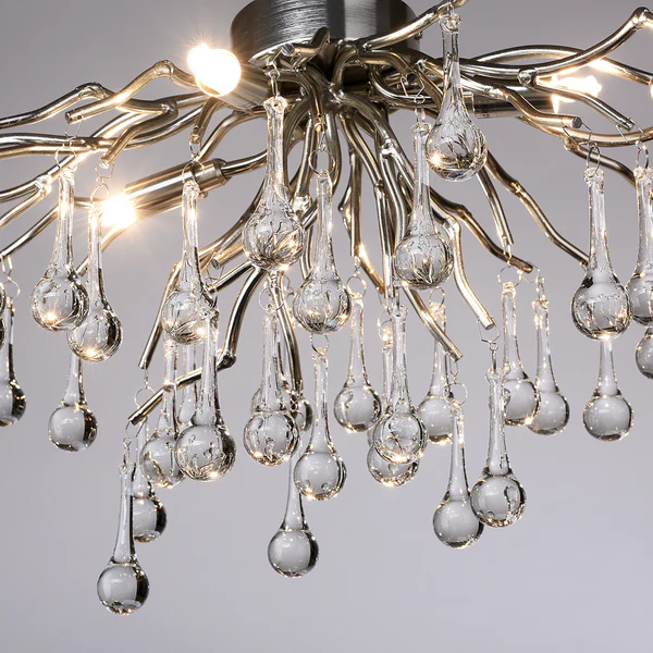 Deckenleuchte Icicle - Aluminium / Stahl - 4-flammig - Image 6