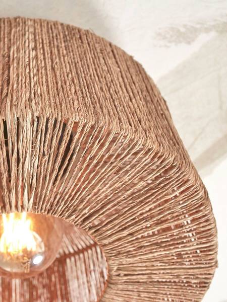 Deckenleuchte Iguazu Typ D - Beige - Eisen - Jute - 30 x 16 x 30 cm - Image 7