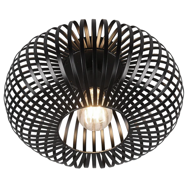 Deckenleuchte Johann - Eisen - 1-flammig - Durchmesser: 30 cm - Image 5