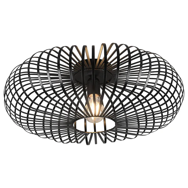 Deckenleuchte Johann - Eisen - 1-flammig - Durchmesser: 50 cm