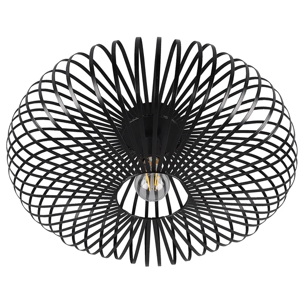 Deckenleuchte Johann - Eisen - 1-flammig - Durchmesser: 50 cm - Image 4