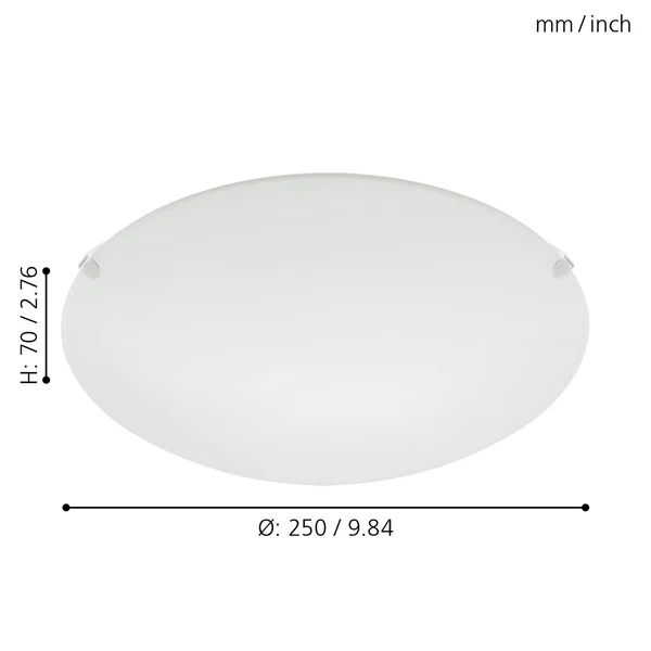 Deckenleuchte Mars III - Glas / Stahl - 1-flammig - Image 3