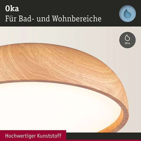 Deckenleuchte Oka - Acrylglas - 1-flammig - Hellbraun - Image 12