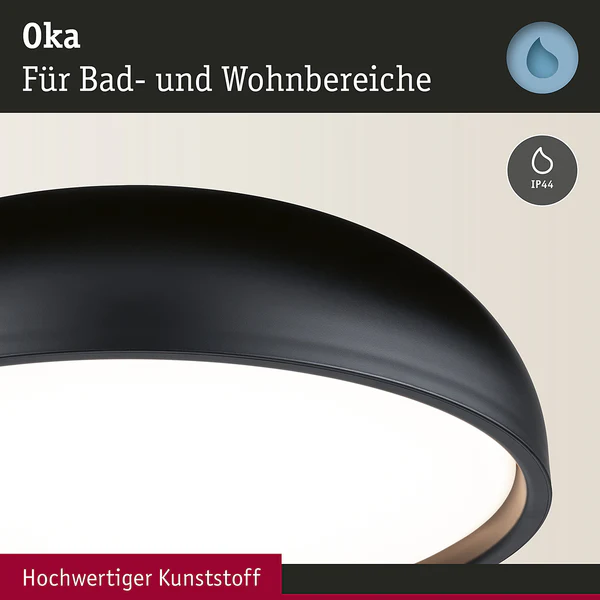 Deckenleuchte Oka - Acrylglas - 1-flammig - Schwarz - Image 11