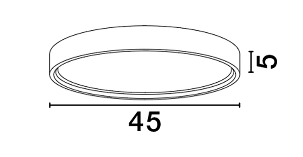 Deckenleuchte Olaf - Aluminium - 1-flammig - Weiß - Image 2