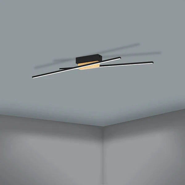 Deckenleuchte Panagria - Stahl / Polycarbonat - 2-flammig - Image 3