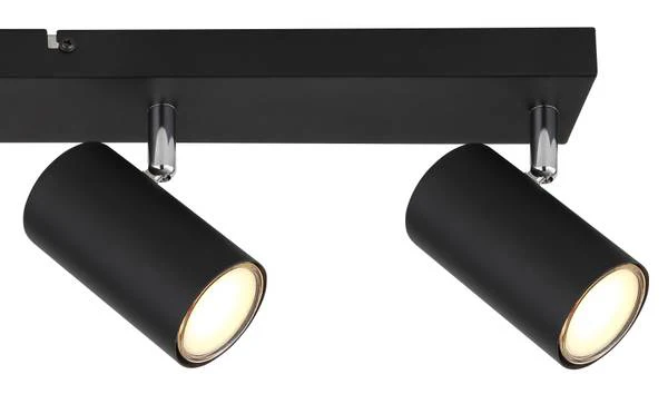 Deckenleuchte Robby Typ C - Eisen - 4-flammig - Schwarz - Image 6