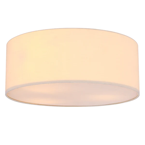 Deckenleuchte Simone - Mischgewebe / Eisen - 3-flammig - Beige