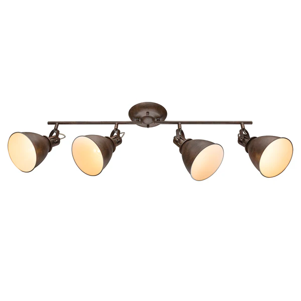Deckenleuchte Strahler I - Aluminium - 2-flammig - Flammenanzahl: 4