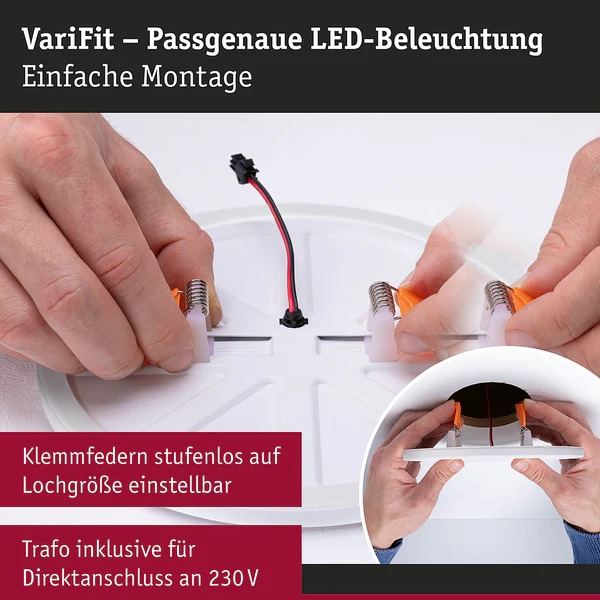 Deckenleuchte Veluna Rund - Aluminium - Weiß - 1-flammig - Durchmesser: 20 cm - Image 13