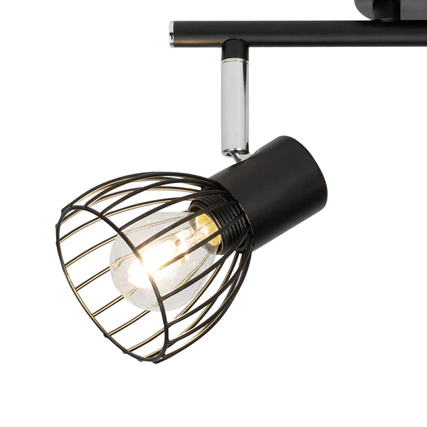 Deckenstrahler Blacky I - Stahl - Flammenanzahl: 2 - Image 2
