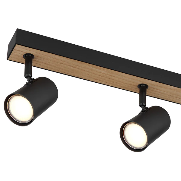 Deckenstrahler Robby - Eisen - Beige / Schwarz - Flammenanzahl: 6 - Image 6