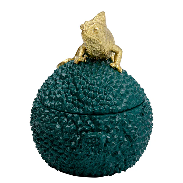 Deko Dose Chameleon I - Gold - Stein - Image 3