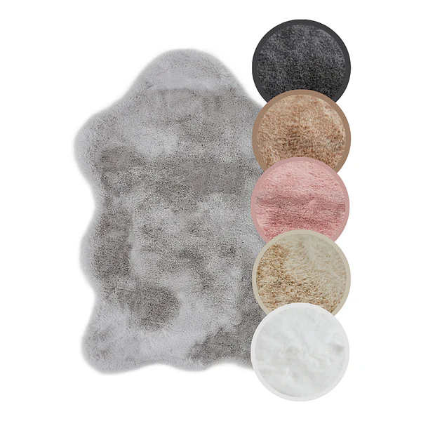 Dekofell Coste 2er-Set - Polyester - Grau - Image 3