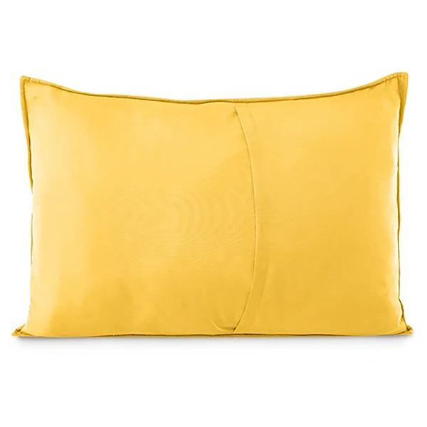 Dekokissen Alsha - Samt - Gold - 70 x 50 cm - Image 2