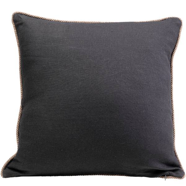 Dekokissen Glitter Bee - Leinen / Polyester - Schwarz - Image 2