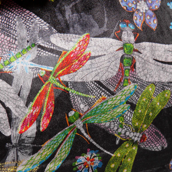 Dekokissen Tropical Garden - Polyester Schwarz / Mehrfarbig - Image 5
