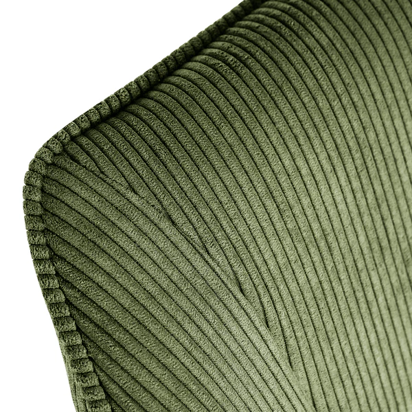 Drehbarer Armlehnenstuhl FUENTES 2er-Set - Cord - Cordstoff Caron: Antikgrün - Image 4