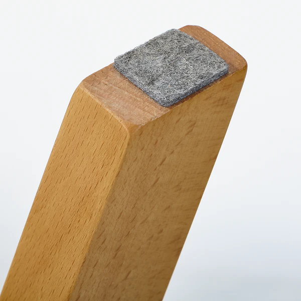 Drehbarer Armlehnenstuhl Rory - Weiß / Buche - Buche - Image 12