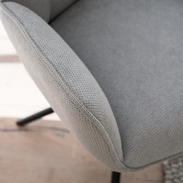 Drehbarer Armlehnenstuhl Stellar - Grau - Image 7