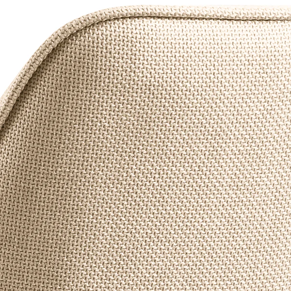 Drehbarer Armlehnenstuhl SUNDET 2er-Set - Strukturstoff Badia: Beige - Image 12