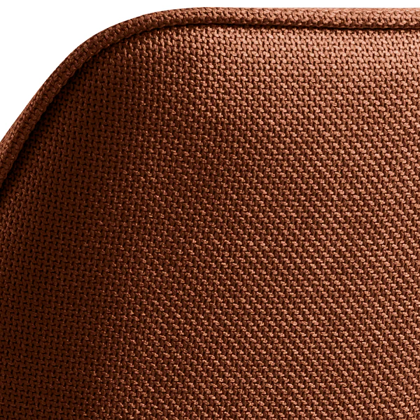 Drehbarer Armlehnenstuhl SUNDET 2er-Set - Strukturstoff Badia: Terracotta - Image 12