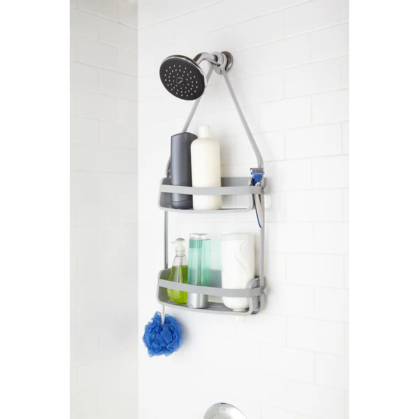 Duschcaddy Flex - Thermoplastischer Kunststoff / Silikon - Grau - Image 2