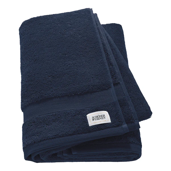 Duschtuch Cuddly - Baumwolle - Marineblau - Image 2