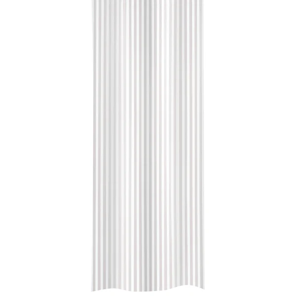 Duschvorhang Sanna - Polyester - Weiß - 240 x 180 cm