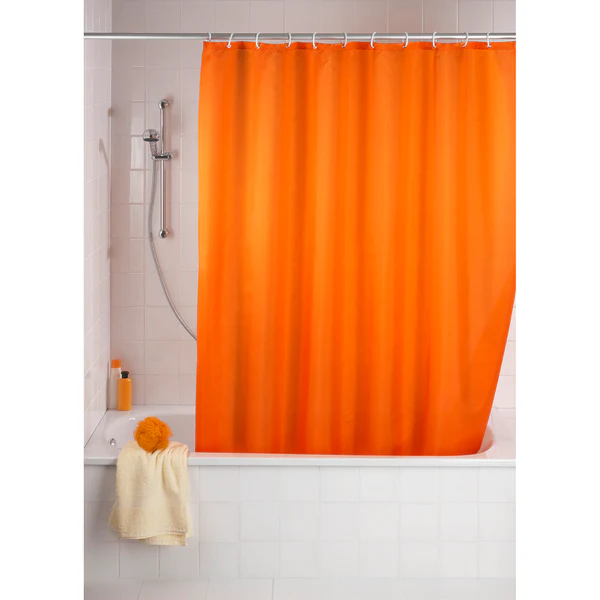 Duschvorhang Uni - Kunstfaser - Orange - Image 2