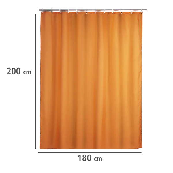Duschvorhang Uni - Kunstfaser - Orange - Image 6
