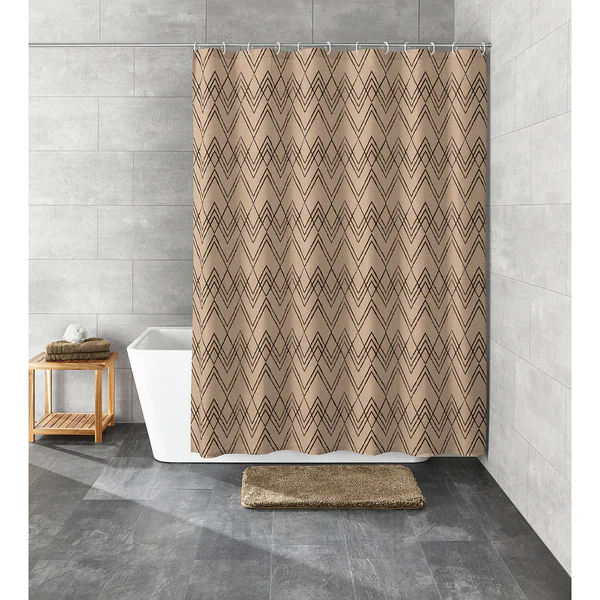Duschvorhang Zag Cotti - Polyester / Baumwolle - Taupe - Image 2