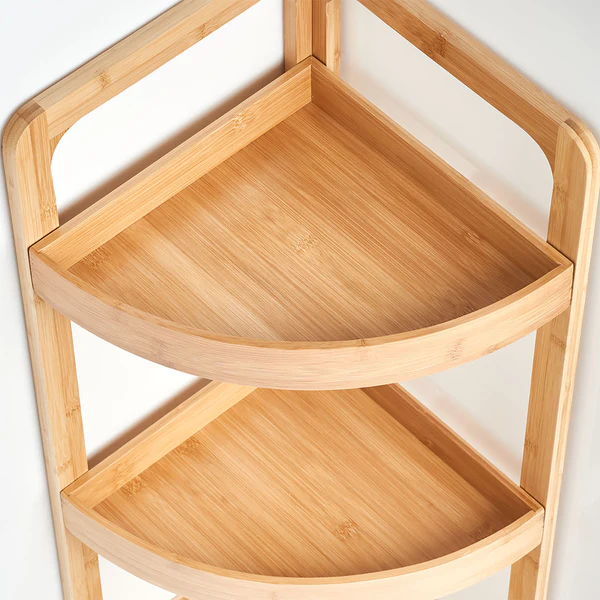 Eckregal Cambell - Bambus - Natur - 29 x 29 x 85 cm - Image 3