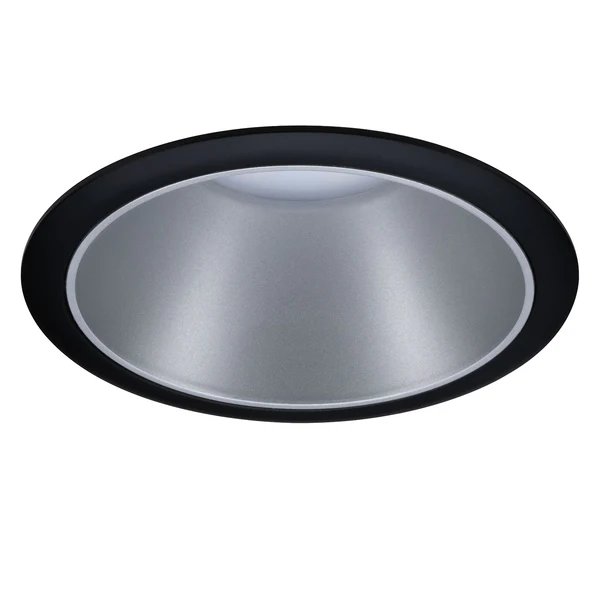 Einbauleuchte Cole Coin - Aluminium / Kunststoff - Schwarz / Silber - 3er Set - Image 5