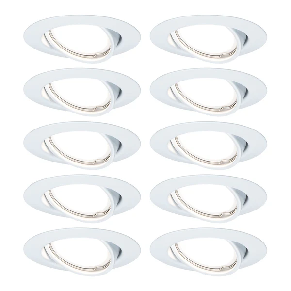 Einbauleuchte Dubai II (10er-Set) - Aluminium - 10-flammig