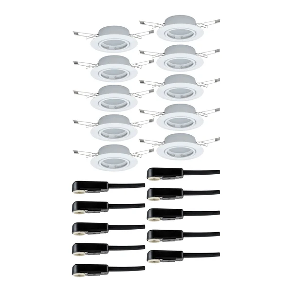 Einbauleuchte Dubai II (10er-Set) - Aluminium - 10-flammig - Image 4