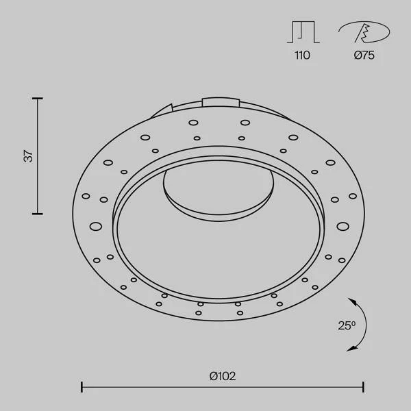 Einbauleuchte Share - Aluminium - 1-flammig - Image 8