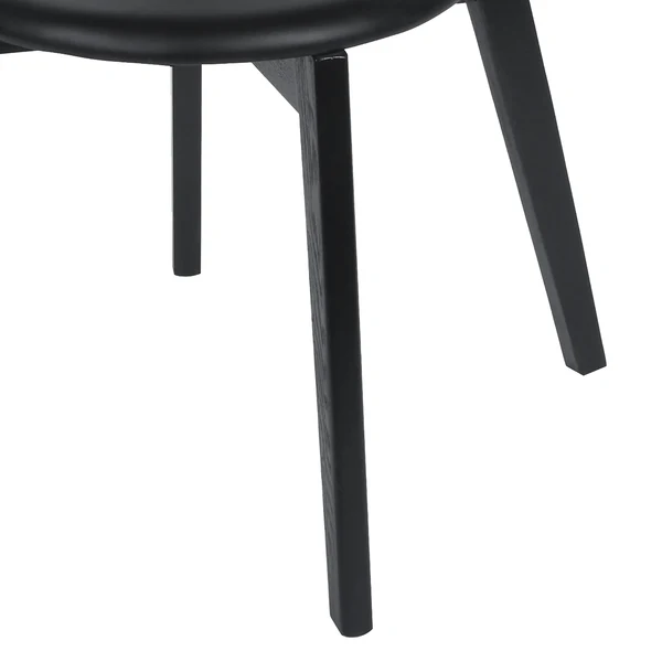 Esszimmerstuhl Bogmoor (2er-Set) - Kunstleder / Esche massiv - Schwarz - Image 10